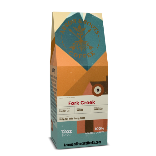 Fork Creek coffee by Arrow & Roots Coffee Co.
